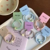 Two-piece set ~ A beautiful new ponytail hair tie, retro hair accessory, and Korean ins leather band hair tie from milk coffee Application Scenario